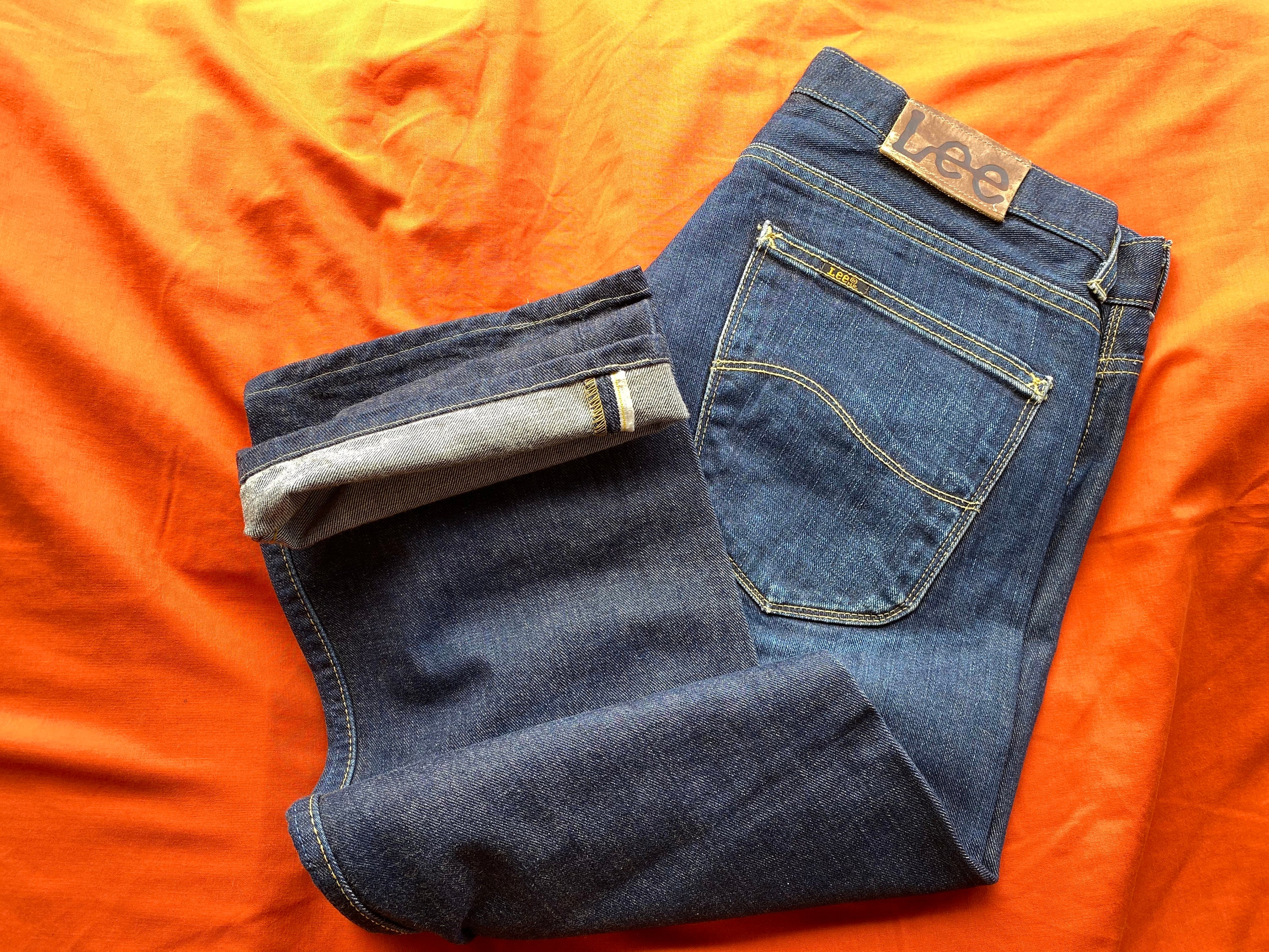 Lee Selvedge Jeans Etsy