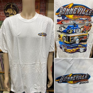 UNWORN 2005 Bonneville Speed Week Salt Flats, Utah white t-shirt size 2X.