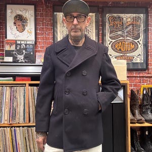 1970s Us Navy Pea Jacket - Etsy
