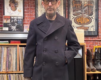 Vintage 70's Wool U.S. Navy Peacoat Size 38. - Etsy