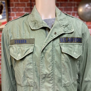 70&#39;s M-65 U.S. Air Force field jacket cold weather fatigue utility combat size medium regular.