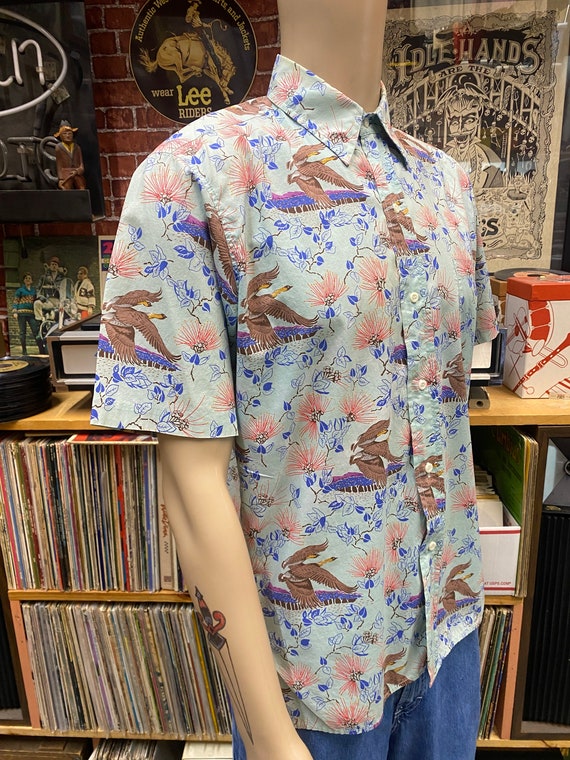 Reyn Spooner Hawaiian men's cotton shirt size M m… - image 2