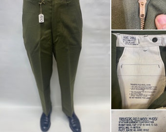NOS M-51 Korean War US Army Men's Field Wool Olive Green NOS M-51 Korean War US Army Men's Field Wool Olive Green