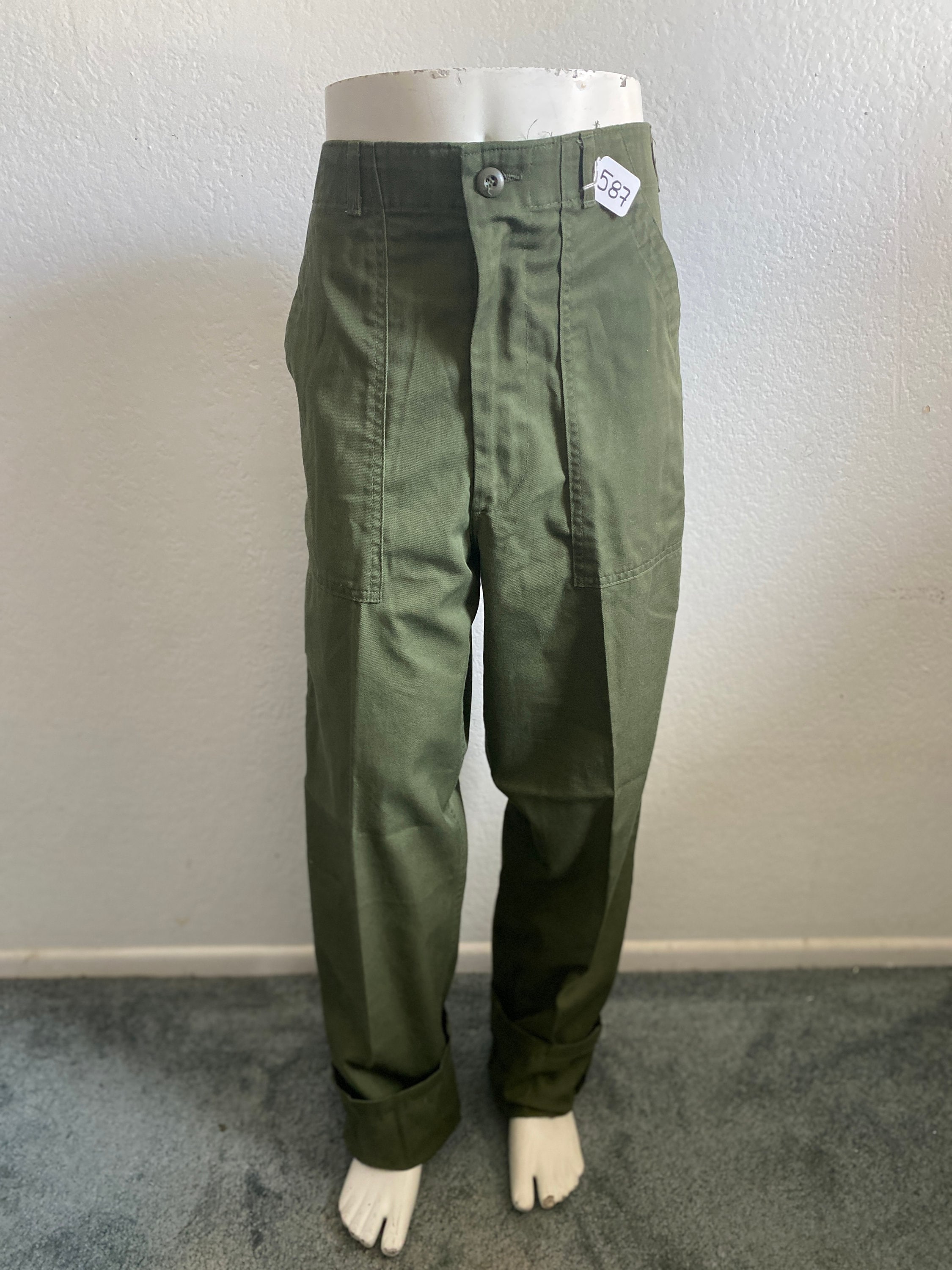 OG-507 Size 30x32 U.S. Army Fatigue Utility Field Combat OG-507 Size 30x32 U.S. Army Fatigue Utility Field Combat