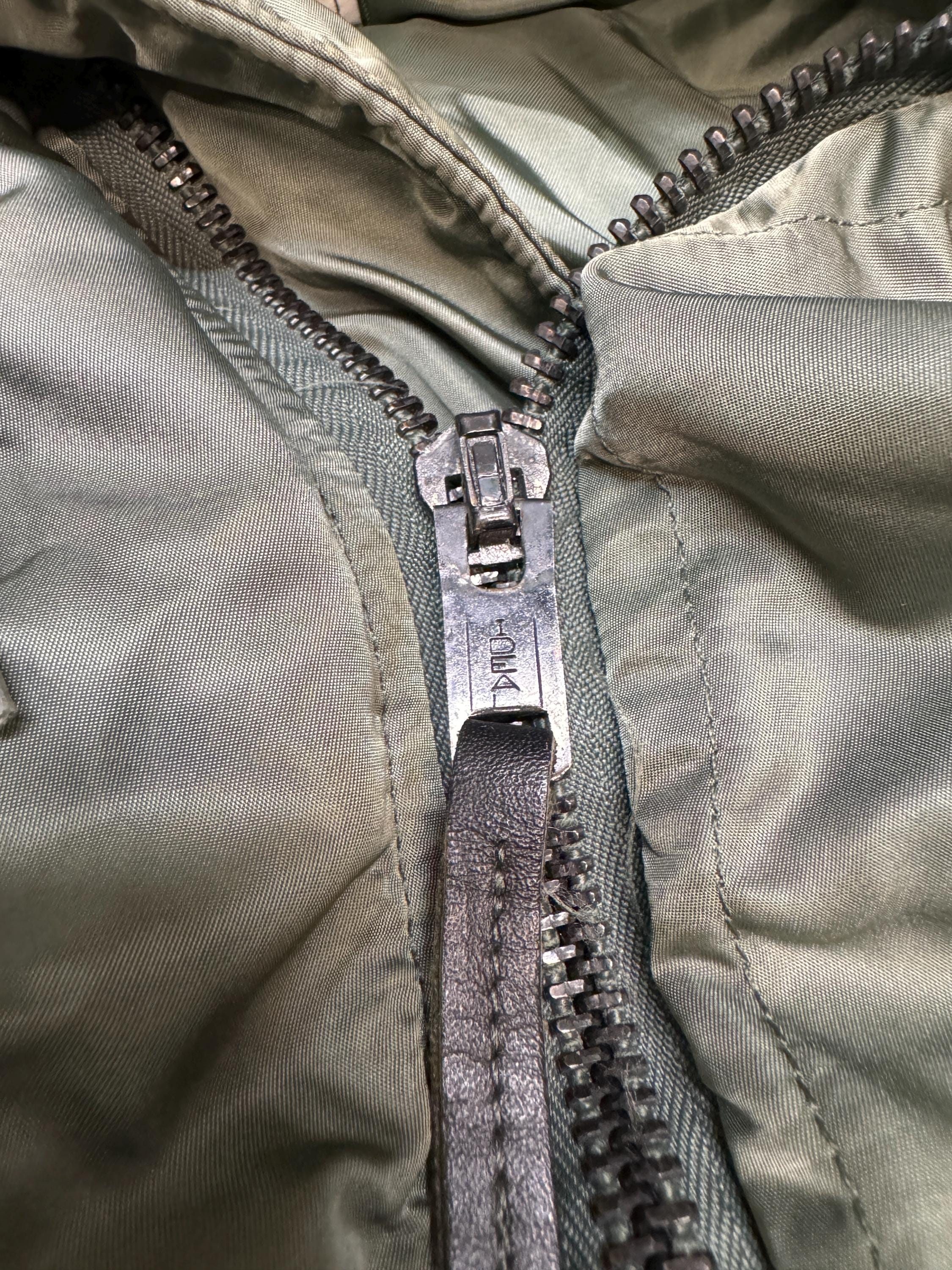 希少色ブラック★ 80s USA製 ALPHA N-2B　XL　C571 80's Parka Type N-2B Attached Hood Extreme Cold Weather