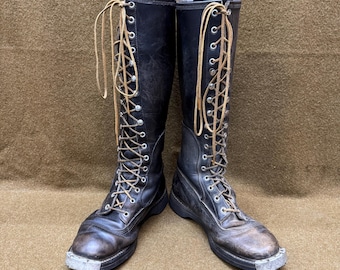 70's Hondaline Motocross Highliner motorcycle rider tall boots size 8.