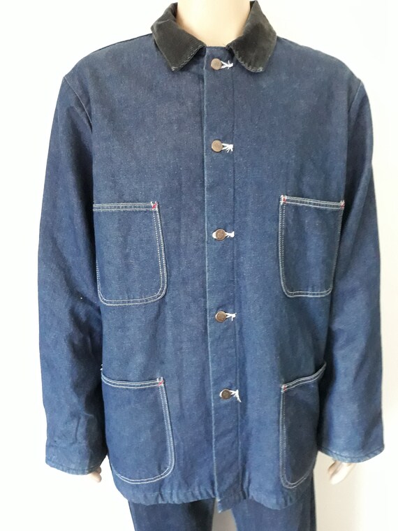 dickies denim work jacket