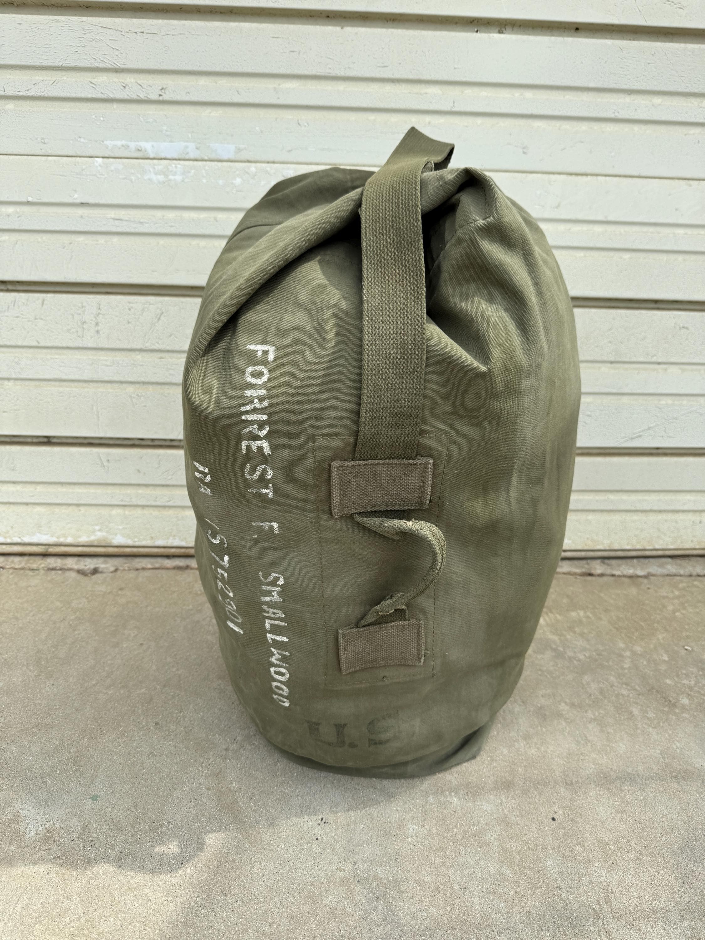 1960s Canvas Military Bag - Etsy