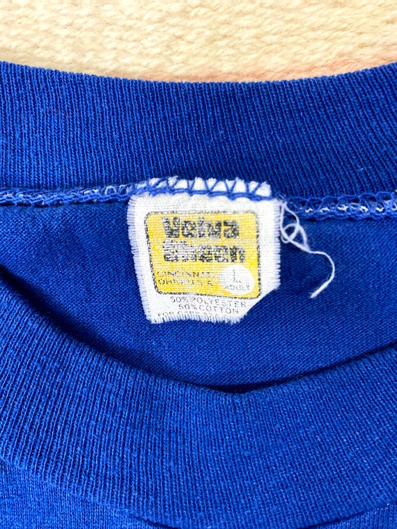 Chicago 80's souvenir blue t-shirt single needle … - image 6