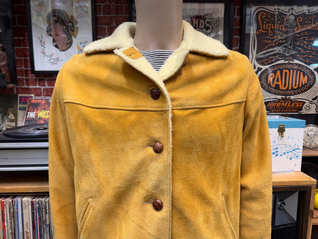 60s VTG Suede Excelled スエードボアジャケット 60s ビンテージ ヴィンテージ ボア スエード レザー ジャケット ジップ