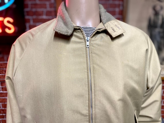 70's Sears Outerwear Harrington jacket beige color si… - Gem