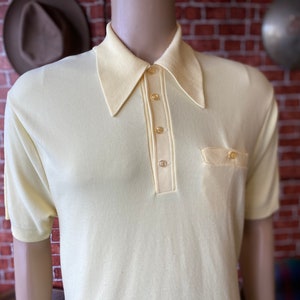 70s Nylon Polo Shirt - Etsy