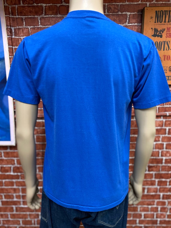 Chicago 80's souvenir blue t-shirt single needle … - image 8