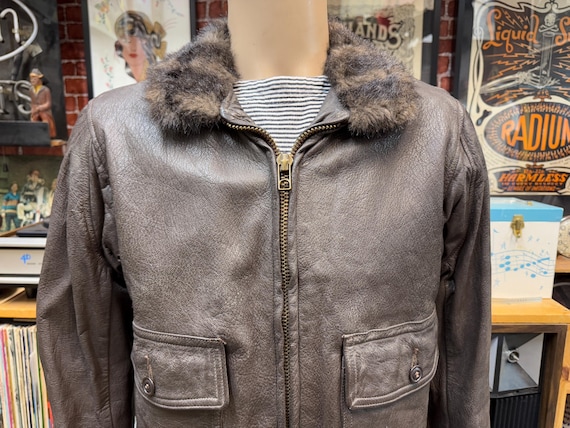 Vintage USN G-1 Flight Jacket - Gem Vintage USN G-1 Flight Jacket - Gem