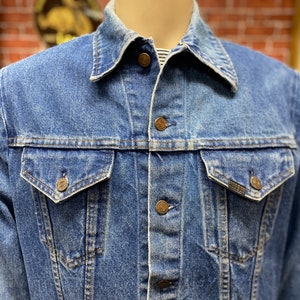 Sears Western Wear size Medium denim cowboy western jacket made in U.S.A.