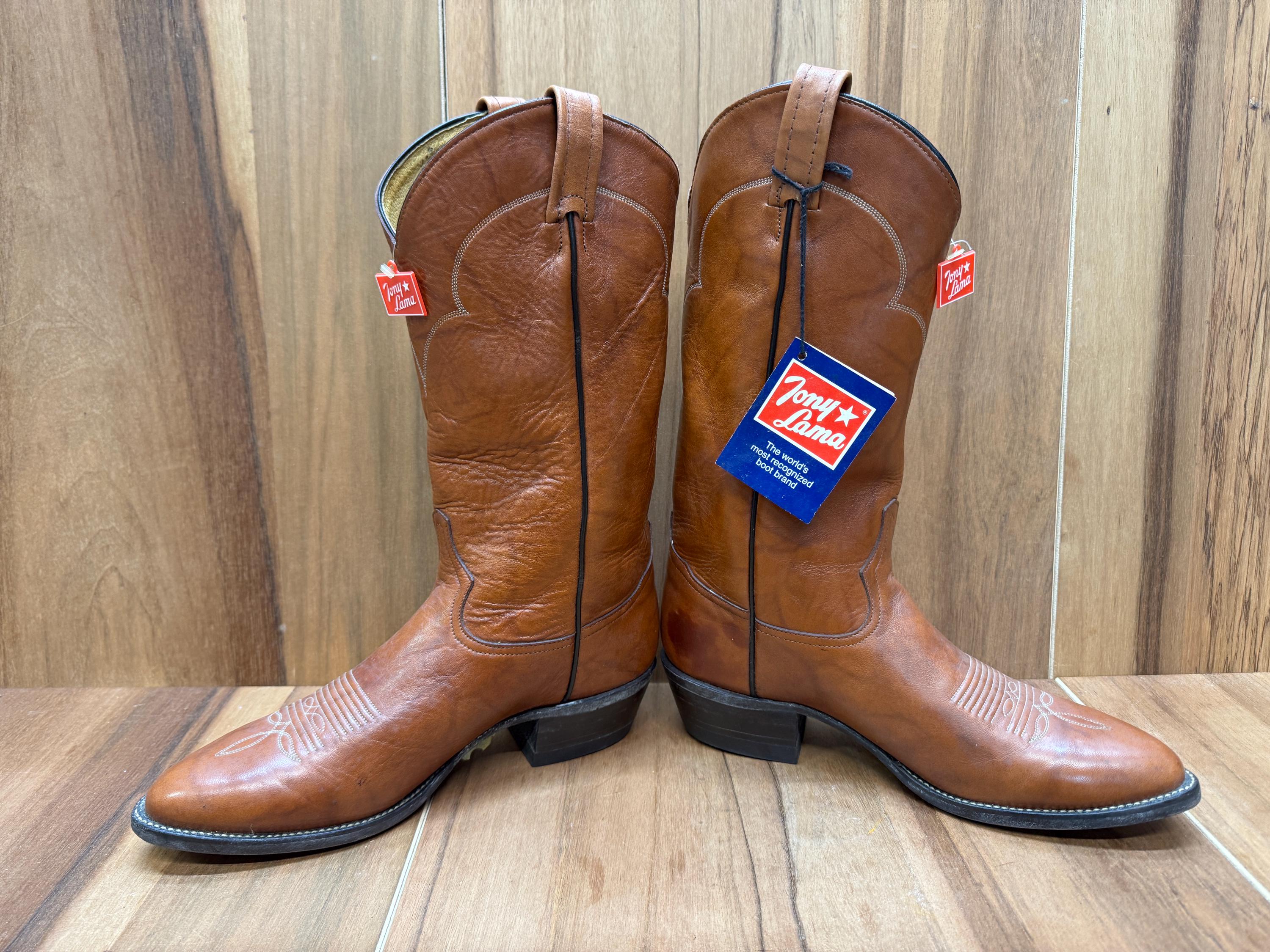 Vintage Tony Lama Cowboy Boots - Etsy