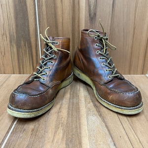 VTG Red Wing Irish Setter Sport Boot moc toe brown work boots size 7 E made in U.S.A.