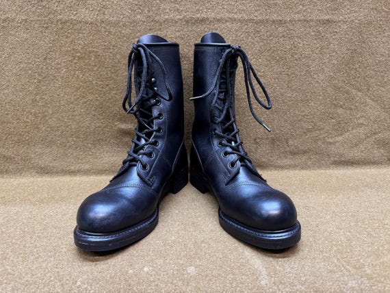 Vtg 90's UNWORN Combat Jump Utility Army Service Steel Toe Boots