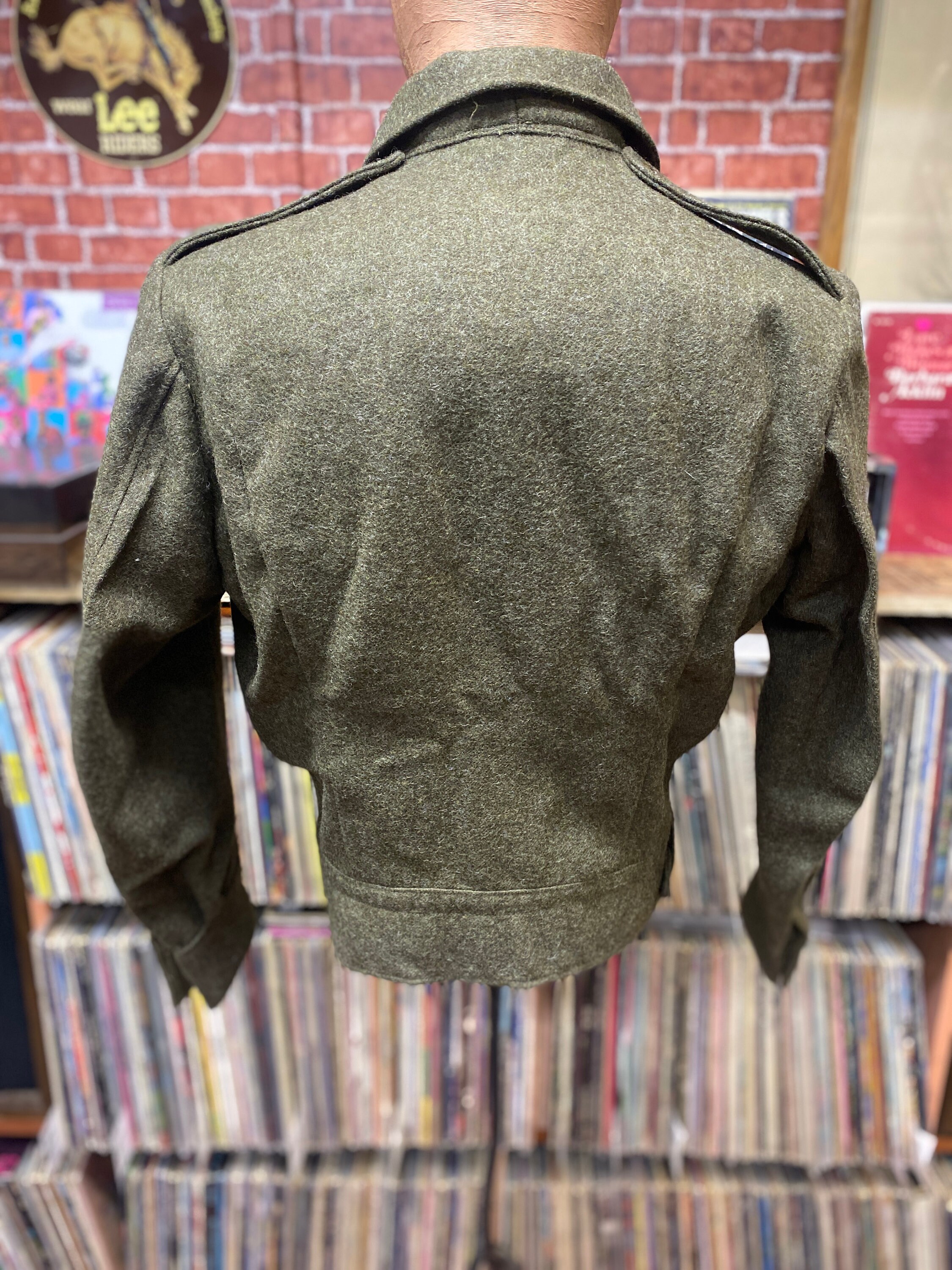 Vintage 1955 British Army Battledress Wool Jacket Size 2 (fits 