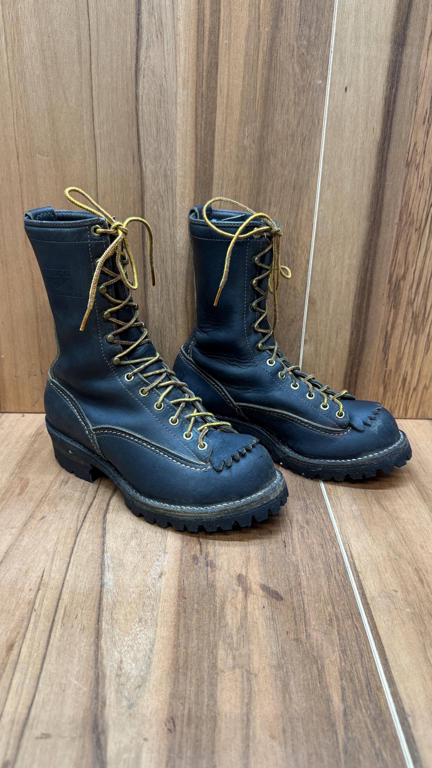 VINTAGE Jobmaster Steel Toe Boots Size 9 Wesco Jobmaster - Steel Toe – Baker main image 3