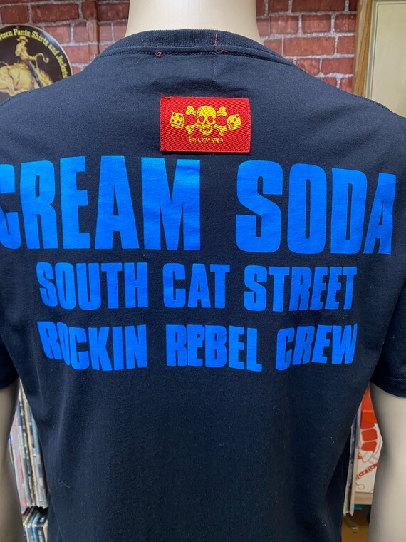 Cream Soda Modern Rockabilly black t-shirt soft c… - image 8