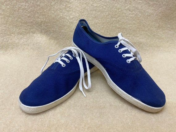 NOS Size 5 1/2 laces on blue canvas dance hall wo… - image 6