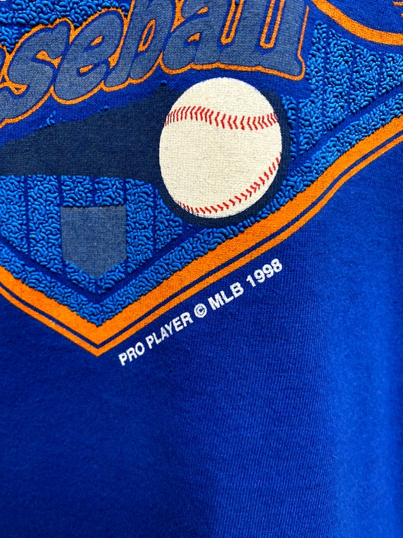 1998 New York Mets baseball MBL blue sleeveless t… - image 5