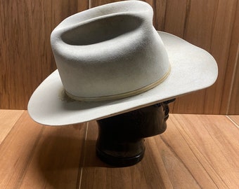 Vtg Shudde Brothers Open Road cowboy cattleman western rodeo hat size 7 made in U.S.A.