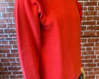 80's Super Weights by Russell Unisex Red Sweatshirt Blank 80's Super Weights by Russell Unisex Red Sweatshirt Blank
