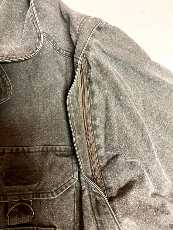 Eddie Bauer chore coat sleeve detachable jacket s… - image 9
