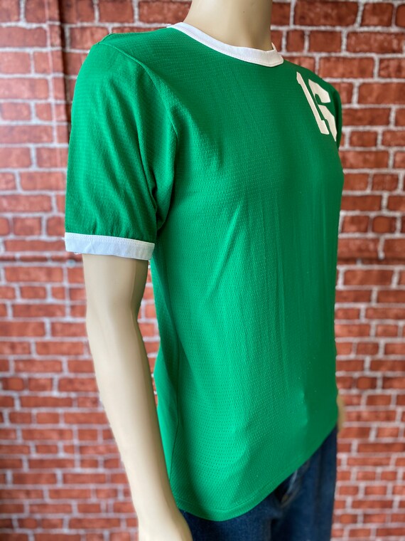 80's Volleyball player #16 McGrail green t-shirt … - image 2