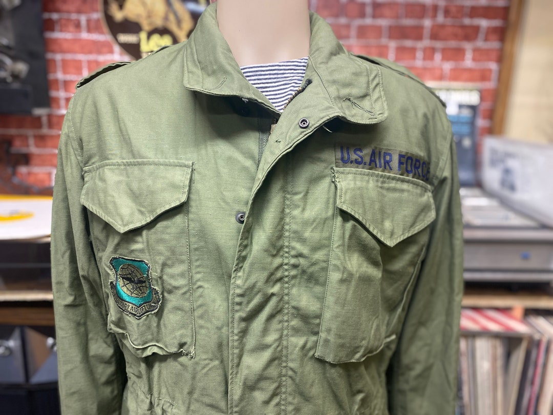 70's M-65 US Air Force Field Jacket Cold Weather Fatigue Utility Combat ...