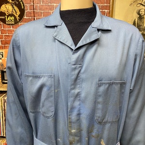 Red Kap factory warehouse lab blue coat workwear size 46 made in U.S.A..