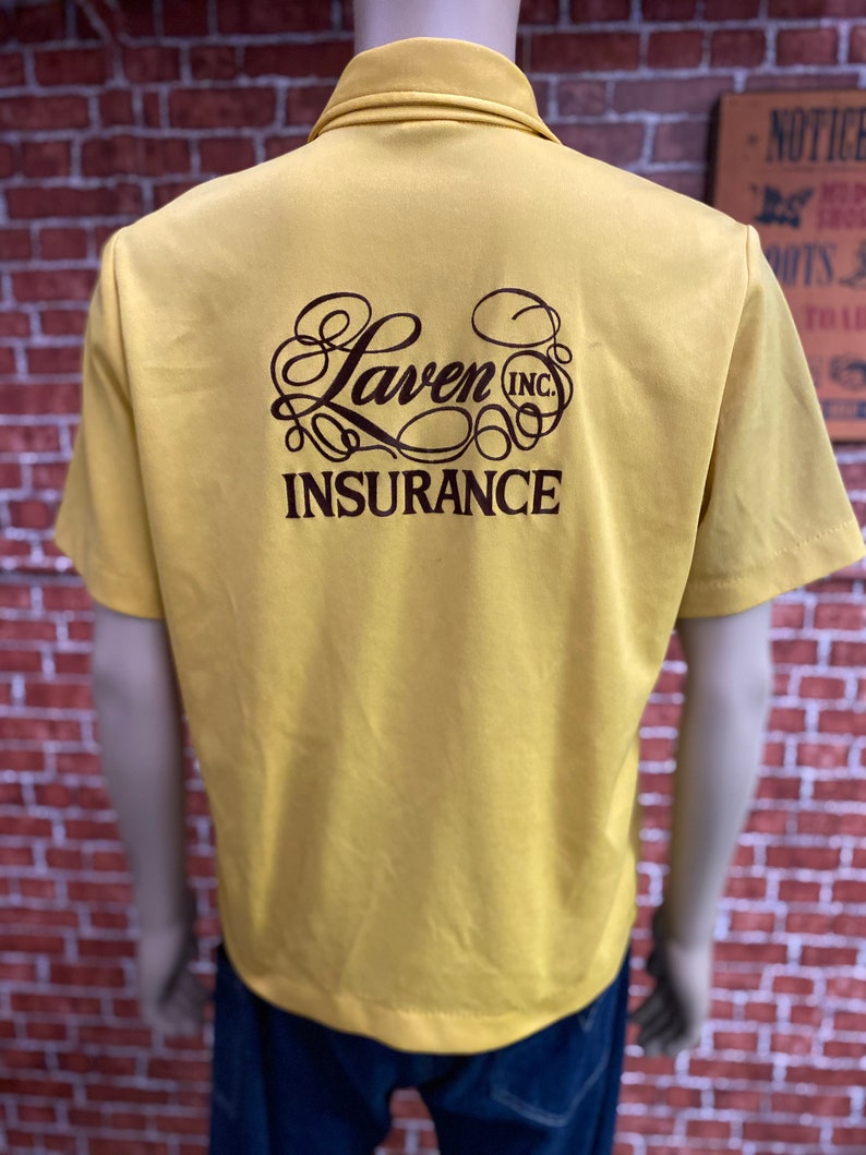 Mr. Morts Bowling Apparel California mustard bowling knit