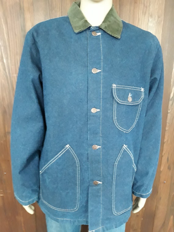 dickies denim work jacket