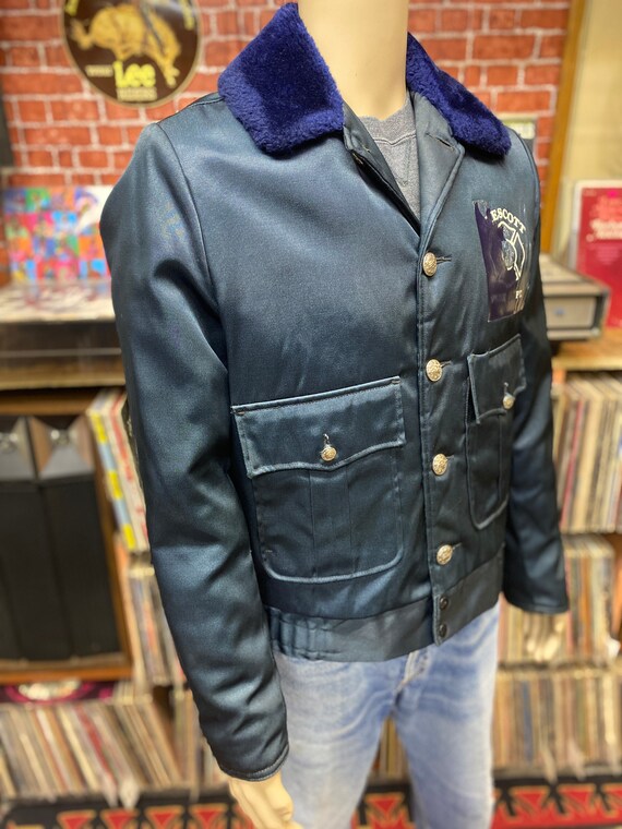 Prescott Fire Department blue quilted lining jacket s… Gem