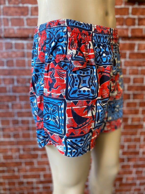 60's Highland Swimwear swim shorts trunks fisherm… - image 2