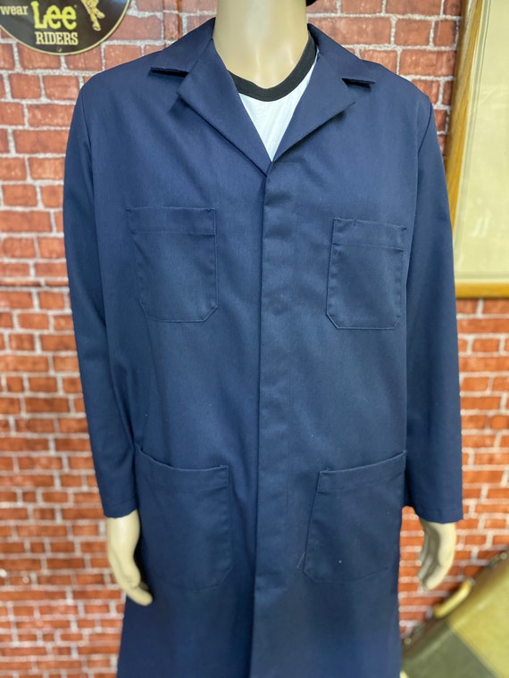 Red Kap factory warehouse lab blue coat workwear … - image 4