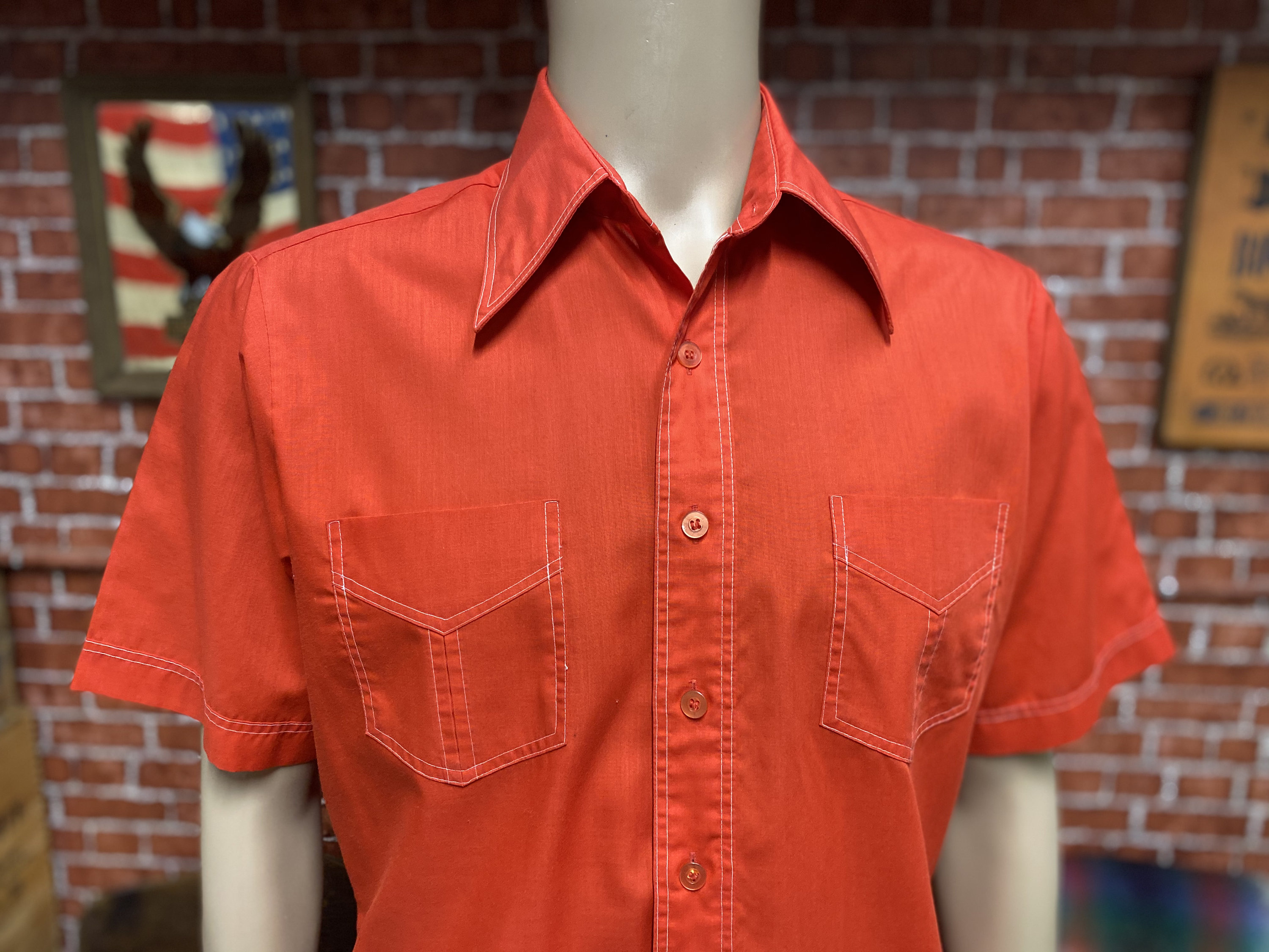 Jcpenney Plain Red Dress Button Down Shirt Short Sleeve Size - Etsy Ireland