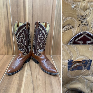 Tony Lama Cowboy Western Ranch Stitching Style #0954 Two
