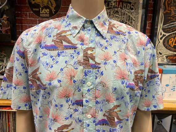 Reyn Spooner Hawaiian men's cotton shirt size M m… - image 1