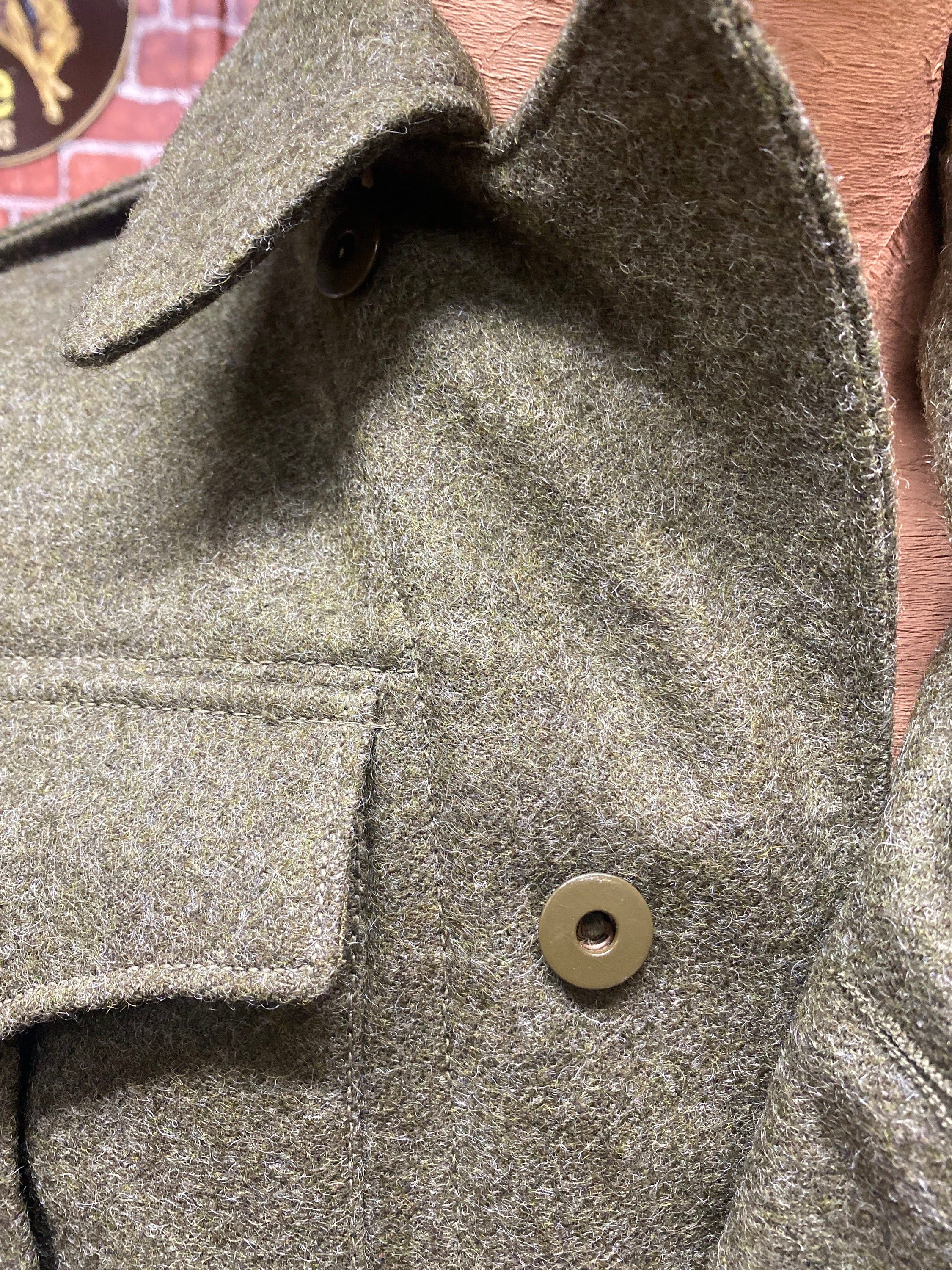 Vintage 1955 British Army Battledress Wool Jacket Size 2 (fits 
