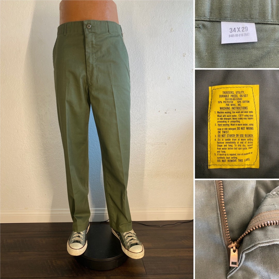 NOS OG-507 Size 34x29 U.S. Army Fatigue Utility Field Combat