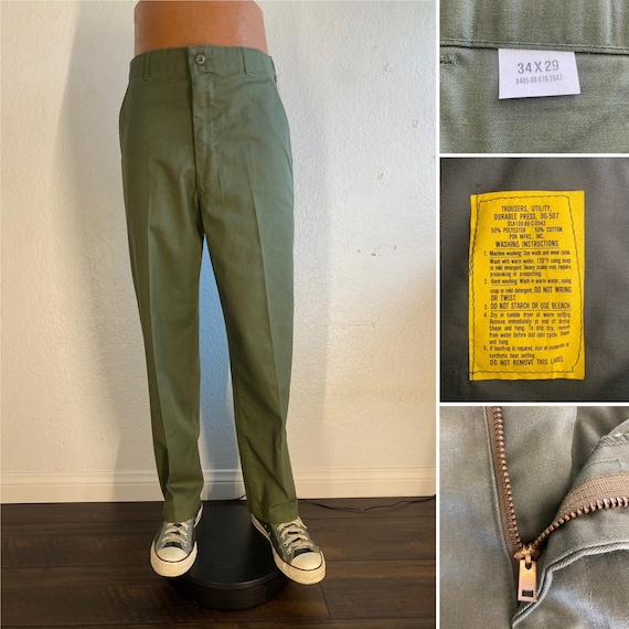 パンツ YOKE 23SS SPRAY PRINTED MILITARY PANTS NOS OG-507 Size 34x29 U.S. Army Fatigue Utility Field Combat