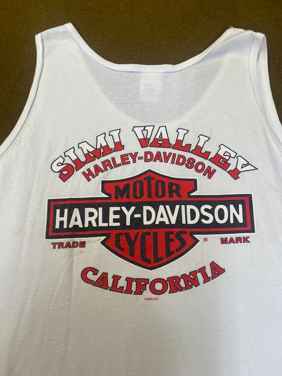 バイクウェア・装備 Harley-Davidson tank top vintage Vintage Harley-davidson Tank Top Simi Valley California - Etsy
