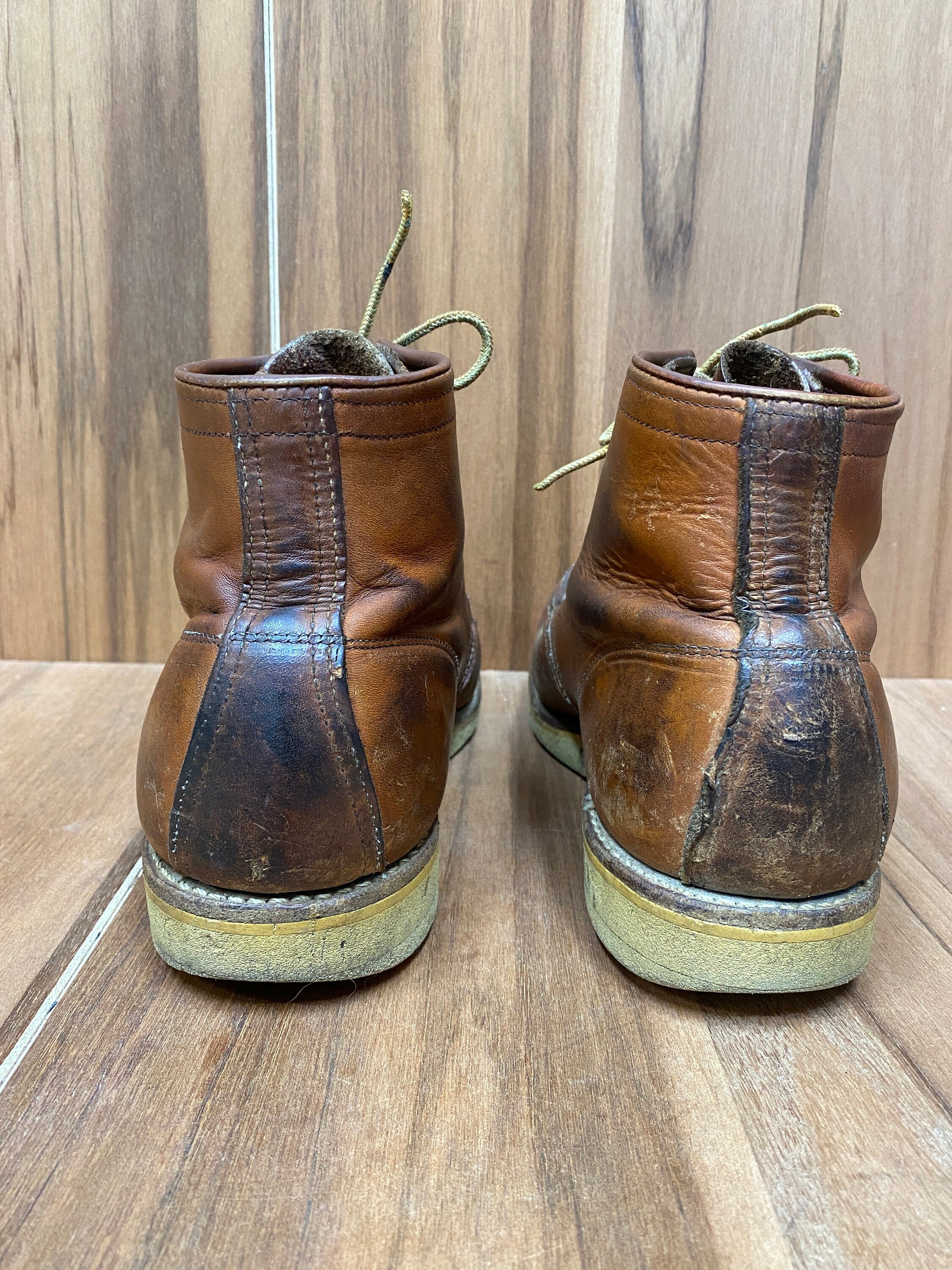 Vintage Red Wing Irish Setter Sport Boot USA Men\'s Moc Toe Work Boots See Desc Vintage 80s Red Wing Irish Setter Sport Boot Made in Usa Moc  main image 4