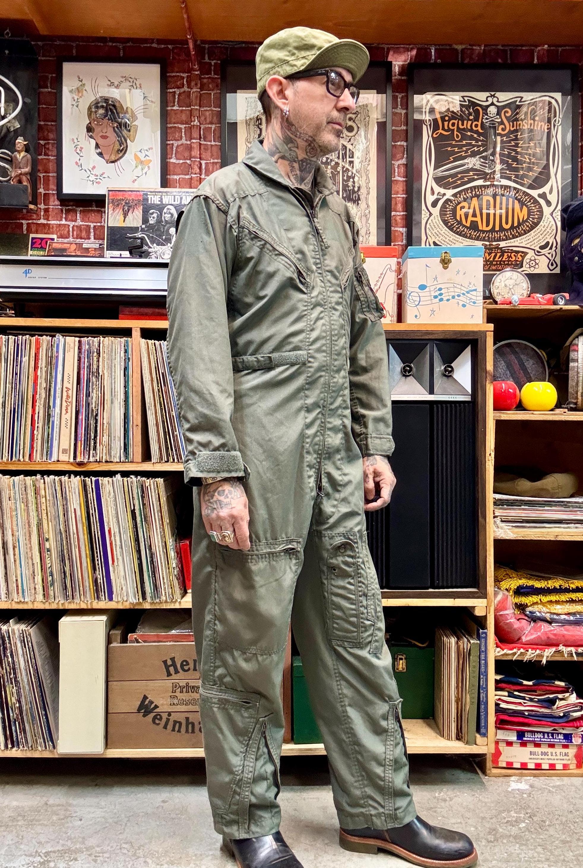 CWU-27/P Sage Green Utility Mechanic Flyers Summer Coveralls Jump