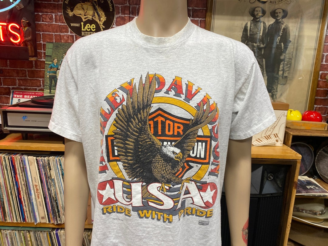 Harley Davidson × Vintage Harley pink Thunder & Lightning