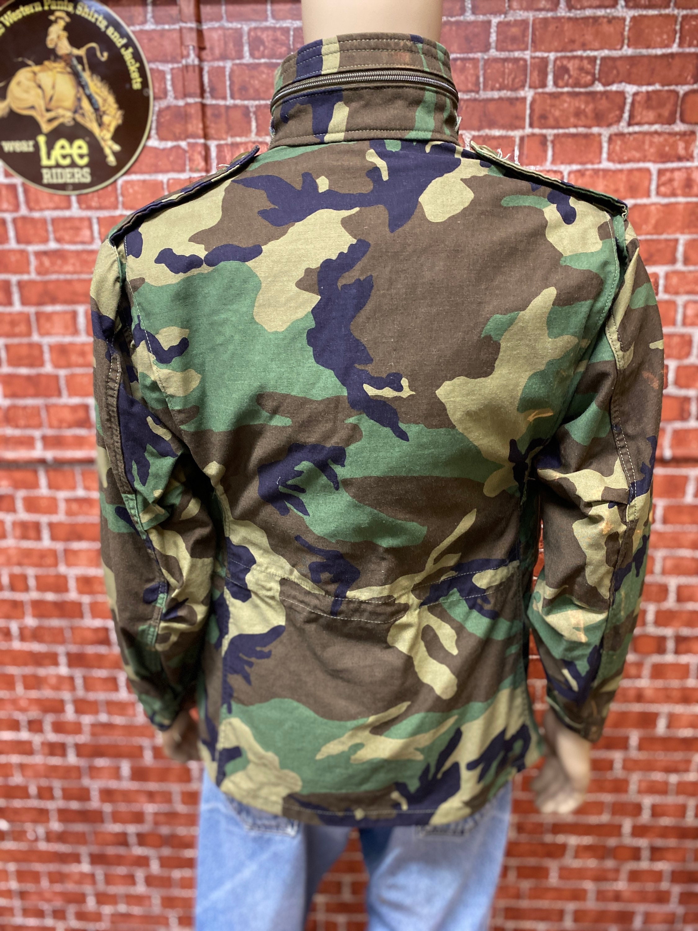 90's U.S. Navy M-65 Field Cold Weather Jacket Camouflage