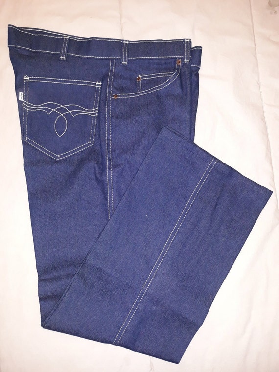 Deadstock 36x30 Levi's for men dark blue denim je… - image 2